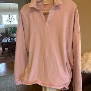 Free Prople Movement Work it Out Pullover Pink Size M